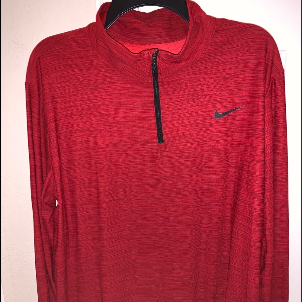 Nike Dri-Fit long sleeve pullover with zipper